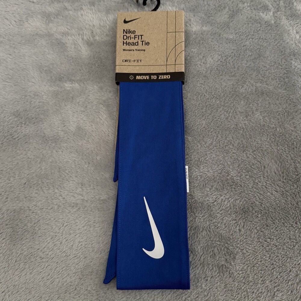 Nike Dri-FIT Head Tie Bandana Royal Blue Unisex Sweat Wicking NWT